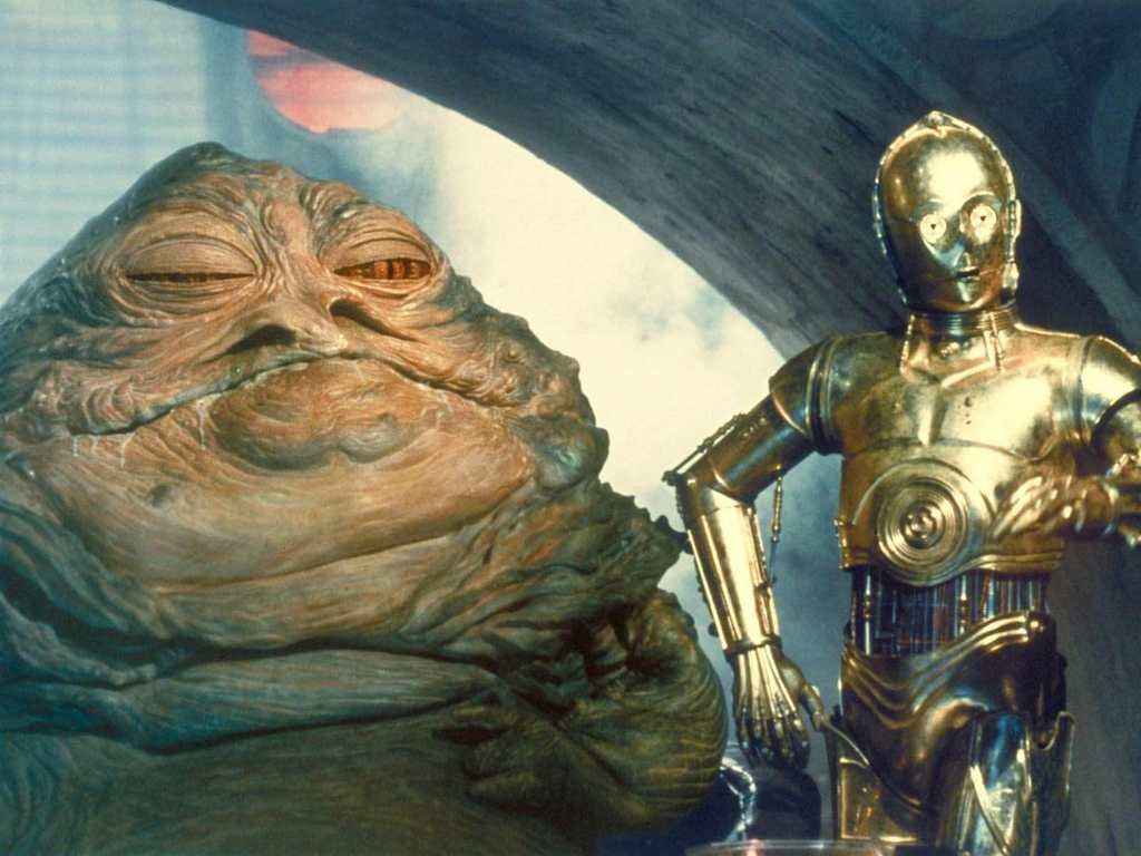 c3po y Jabba