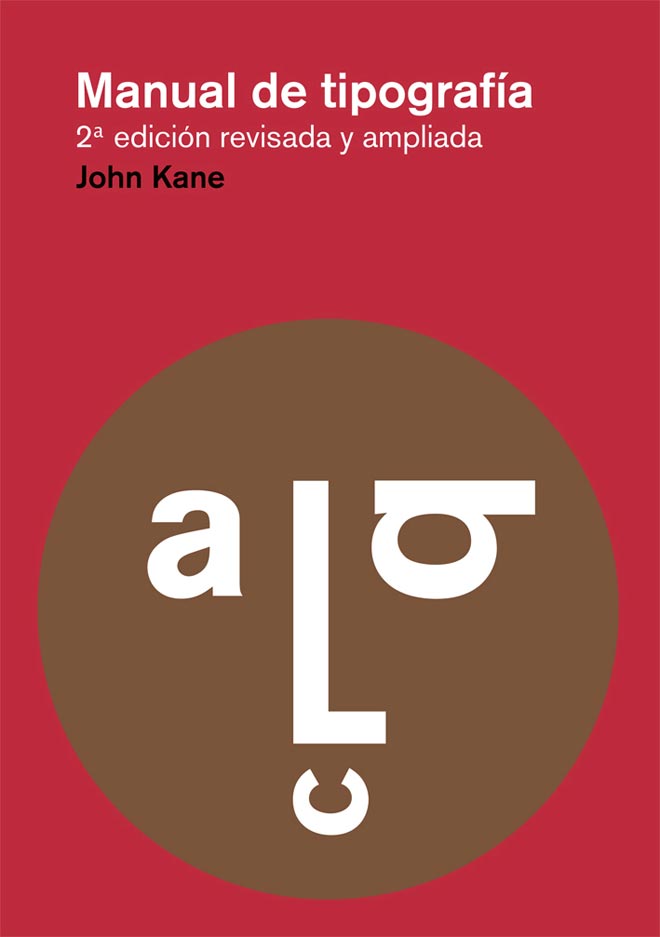 Portada del libro «Manual de tipografía» de John Kane